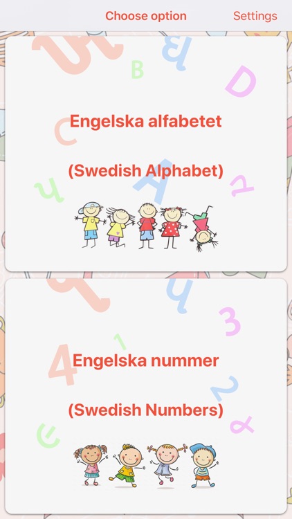 Swedish Alphabet Learning