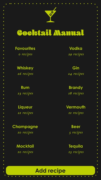 Cocktail Manual