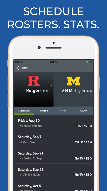 Michigan Football Schedules screenshot-9