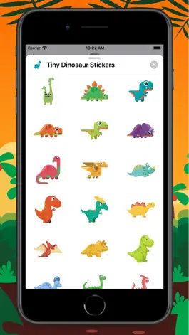 Game screenshot Tiny Dinosaur Stickers hack