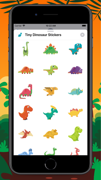 Tiny Dinosaur Stickers screenshot 3