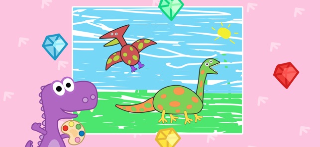 Dinosaur Games! Color & Puzzle(圖3)-速報App