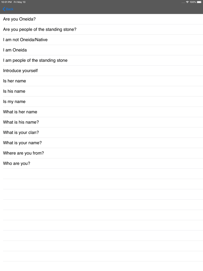 Oneida Wisconsin Language App