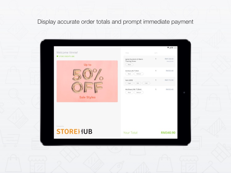 StoreHub Customer Display