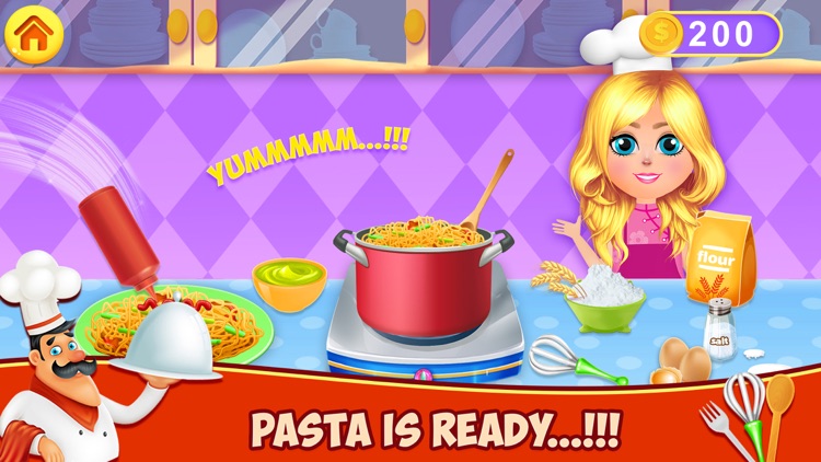 Pasta Cooking Kitchen Fun screenshot-3