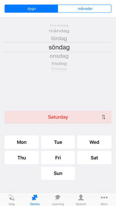 Learn Swedish - Calendar screenshot 3