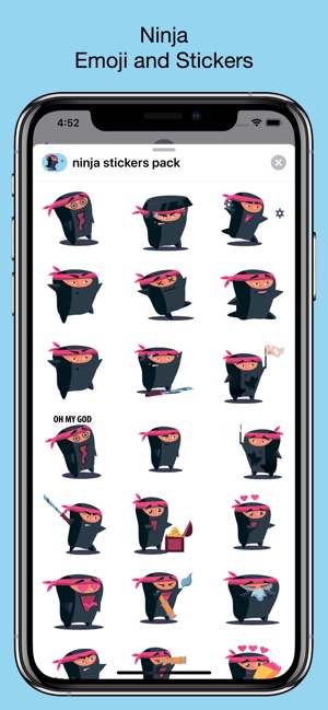 Ninja emoji - Attack stickers(圖1)-速報App