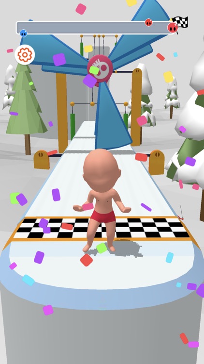 Ski Fun Race 3D - Running Game screenshot-3