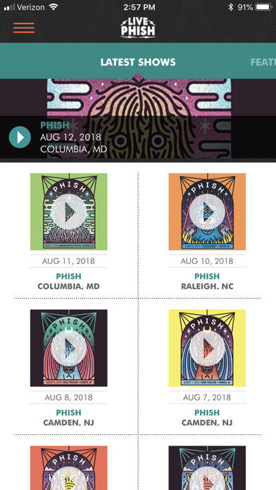 Live Phish Screenshot 1