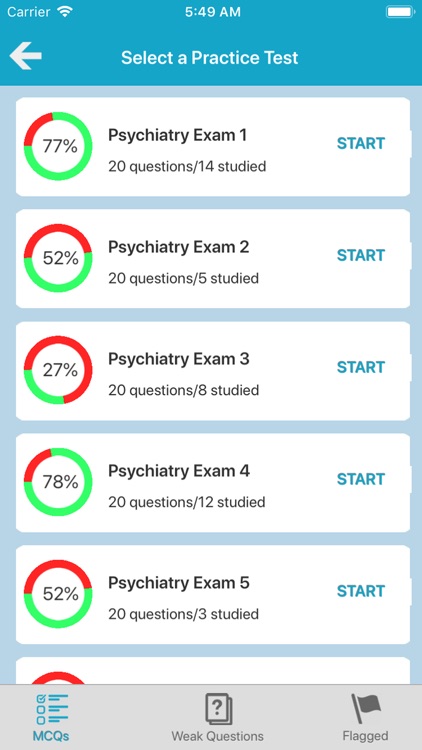 Psychiatry Exam Questions