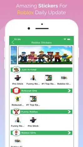 Game screenshot Stickers For Roblox Robux apk