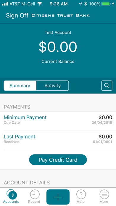 CTB Mobile Credit Card screenshot 3