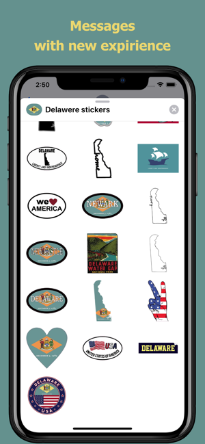 Delaware emojis - USA stickers(圖3)-速報App