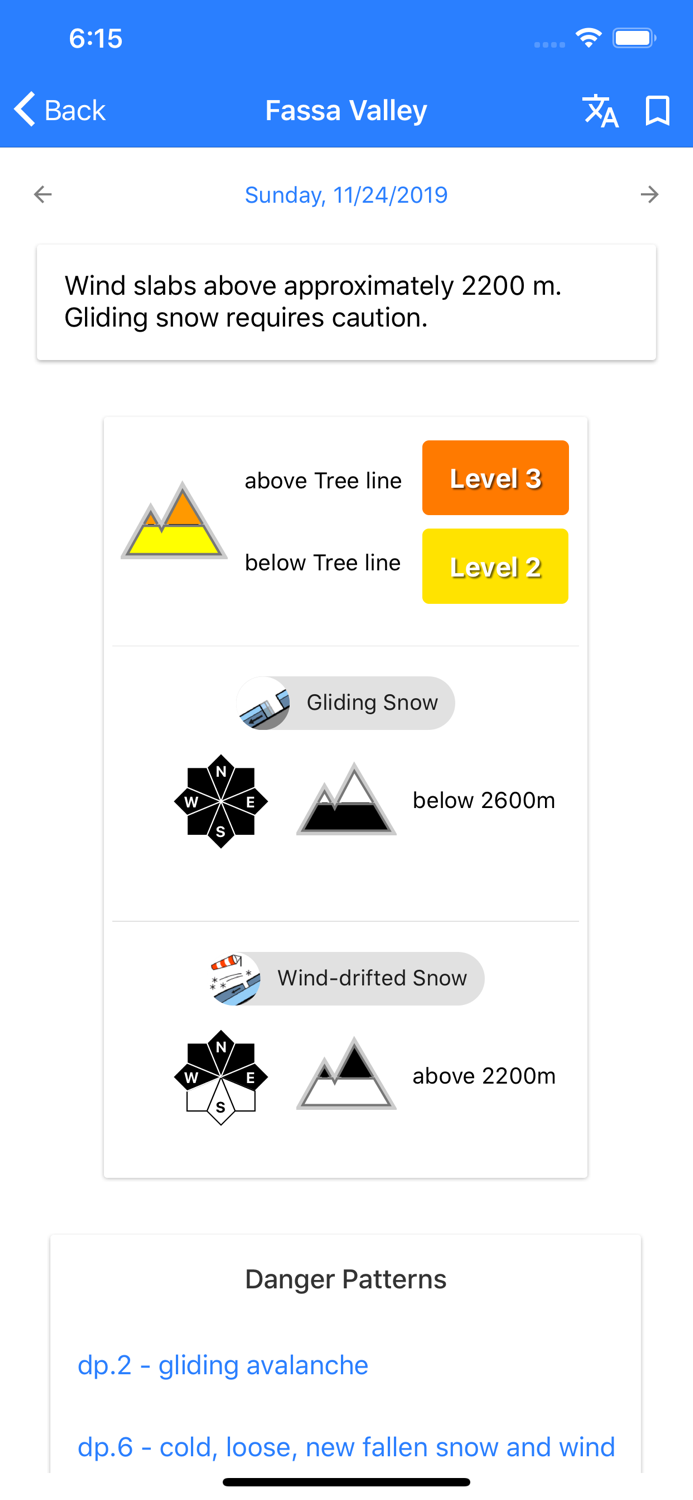 SnowSafe - Avalanche Forecasts