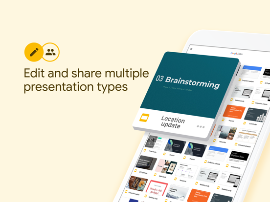 iPad Image of Google Slides