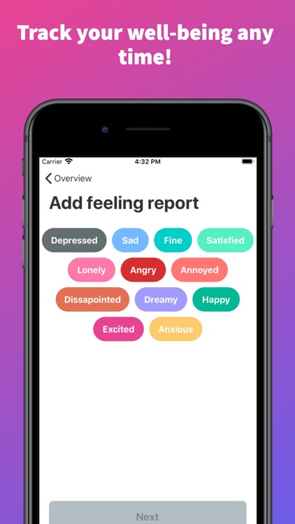 HappyApp: Mental state tracker