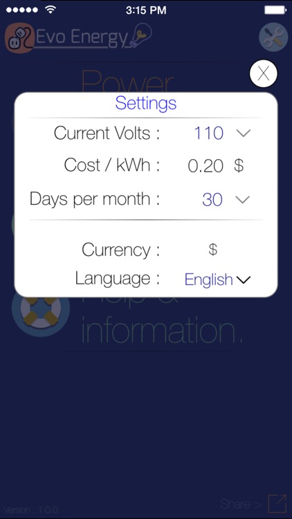 Evo Energy - Cost Calculator screenshot-3