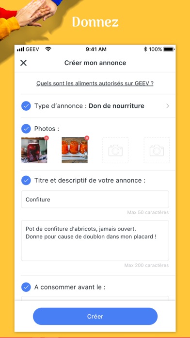 Geev le réflexe anti-gaspi Geev le réflexe anti-gaspi
