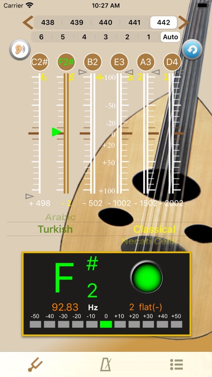 Oud Tuner - Tuner for Oud