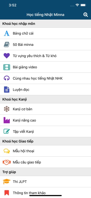 Học tiếng Nhật Minna NoNihongo