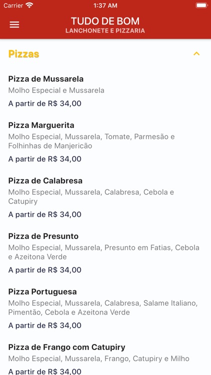 Pizzaria Tudo de Bom