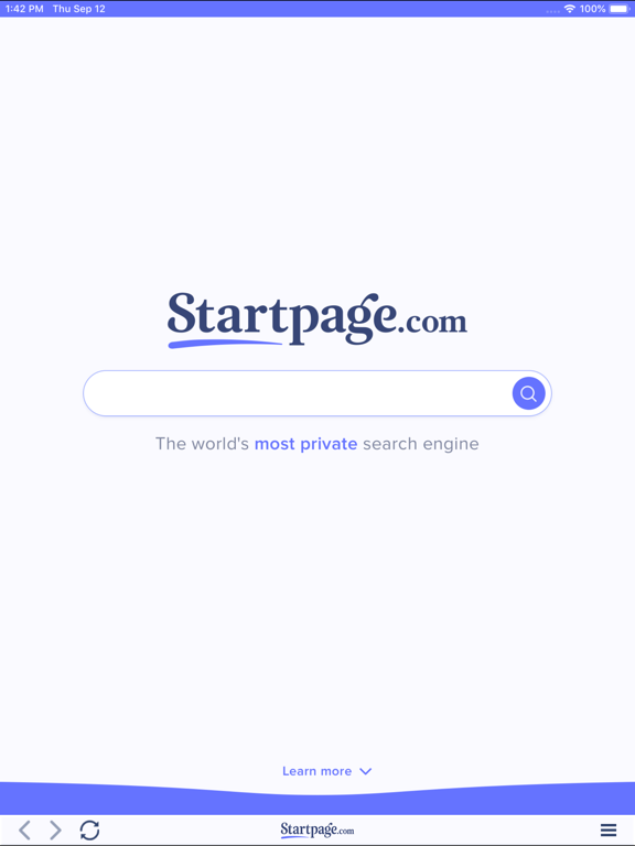 StartPage Search screenshot