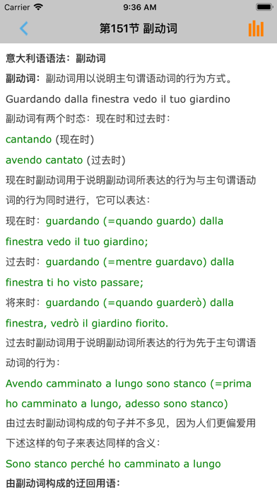 意大利语语法 -自学外语辅导 screenshot1