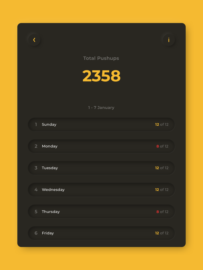 PushApp - Daily Pushup Tracker