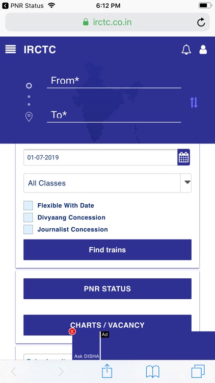 IRCTC Rail Info