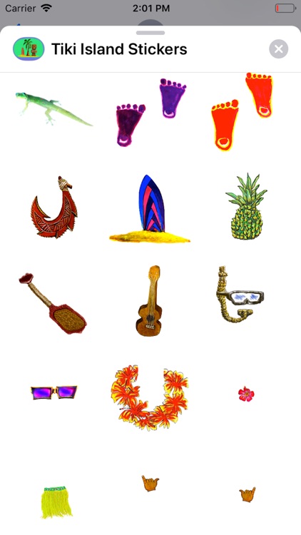 Tiki Island Stickers screenshot-5