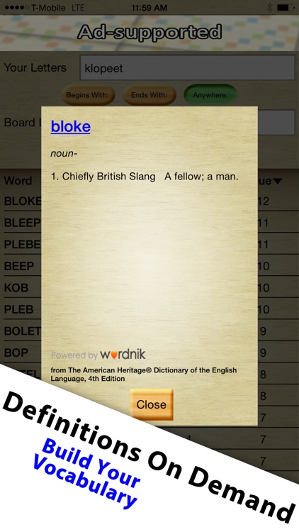 Word Breaker - Cheat for WWF screenshot-3