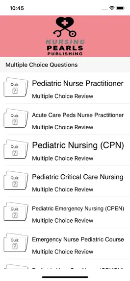 Game screenshot Pediatric Nursing Review mod apk