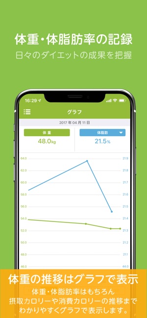 あすけんダイエット 体重記録とカロリー管理アプリ Screenshot