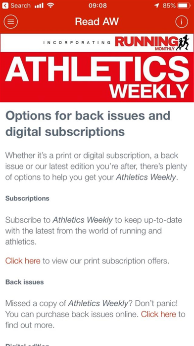 AW - Athletics Weekly screenshot 2