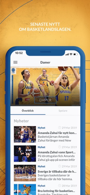 Gameday - Basketlandslaget(圖3)-速報App