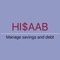 HISAAB-Manage Mobile App is a savings and debt manager app