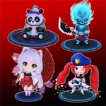 Anime super her Chibi Stickers