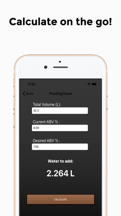 Distillery Calculator