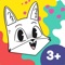 Icon Coloring Fun with Fox & Sheep