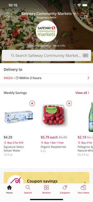 Safeway Community Markets Rush