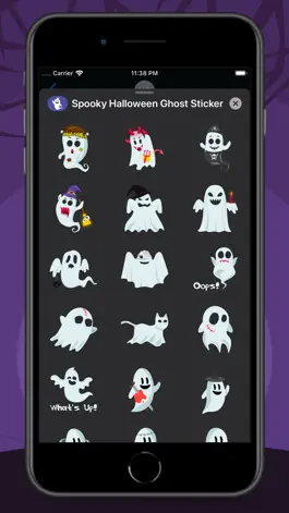 Game screenshot Spooky Halloween Ghost Sticker apk