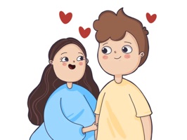 Cute Couple Sticker Pack