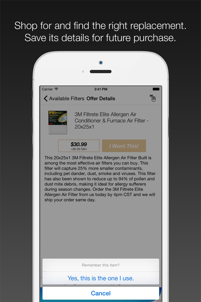 FilterFresh screenshot 3