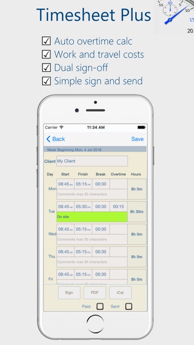 How to cancel & delete Timesheet Plus from iphone & ipad 1