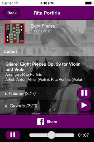 Rita Porfiris, Viola - náhled