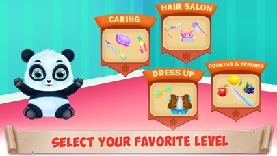 Panda Caring and Dress Up screenshot 2