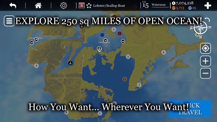 uCaptain: Boat Fishing Game 3D screenshot-6