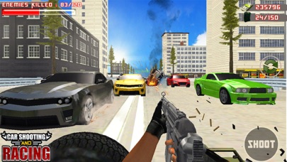 Car Sniper Vs Thieves Racing screenshot 2