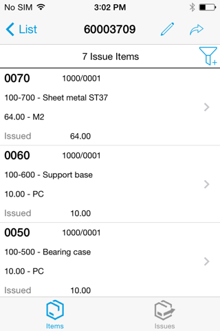 SAP Inventory Manager - náhled