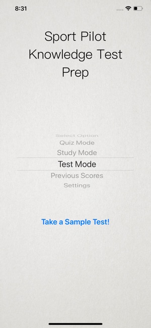 Sport Pilot Airplane Test Prep